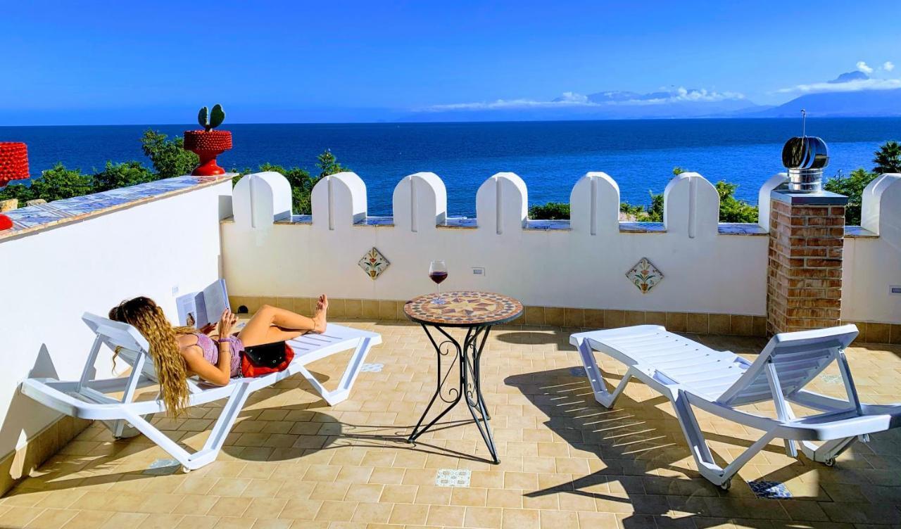 Seafront House Gabbiano Azzurro Daire Santa Flavia Dış mekan fotoğraf