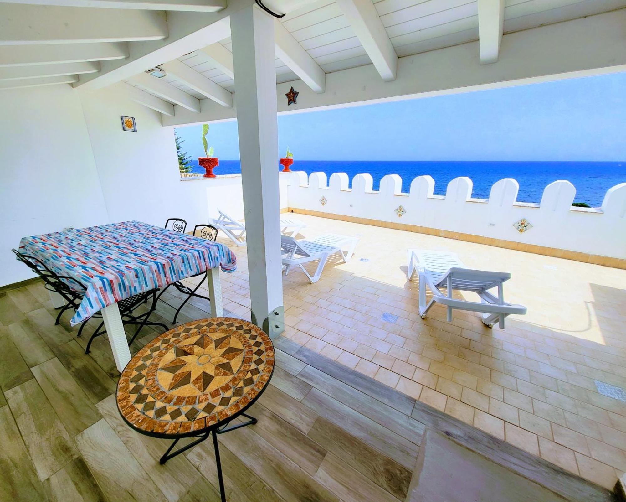 Seafront House Gabbiano Azzurro Daire Santa Flavia Dış mekan fotoğraf
