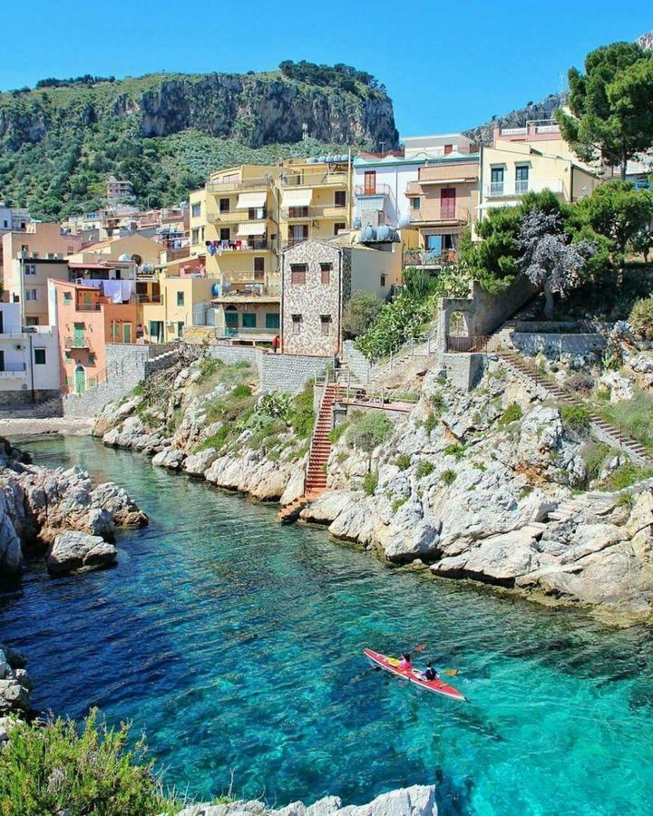 Seafront House Gabbiano Azzurro Daire Santa Flavia Dış mekan fotoğraf
